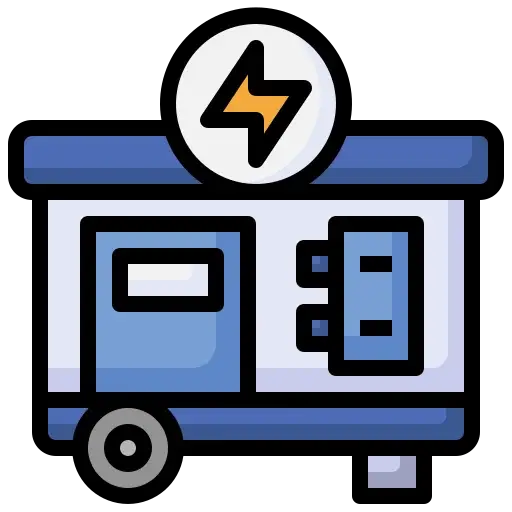 Planned power backup for commercial spaces